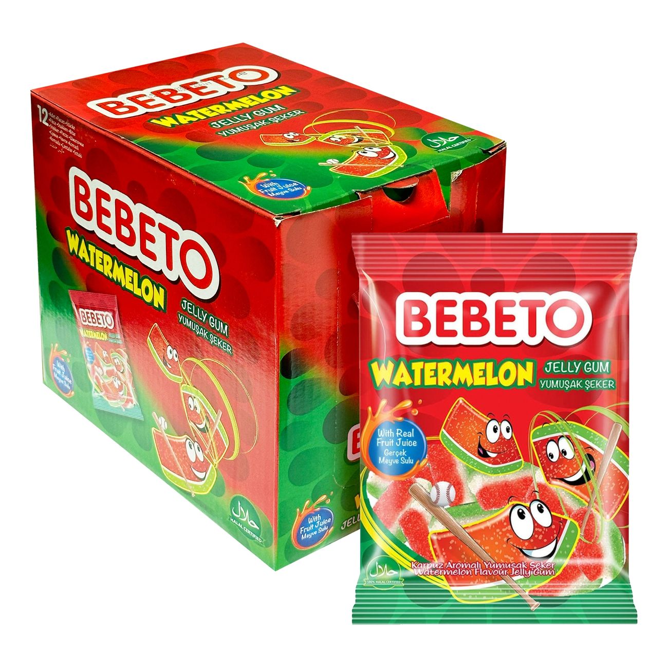 Bebeto Watermelon 80g x12