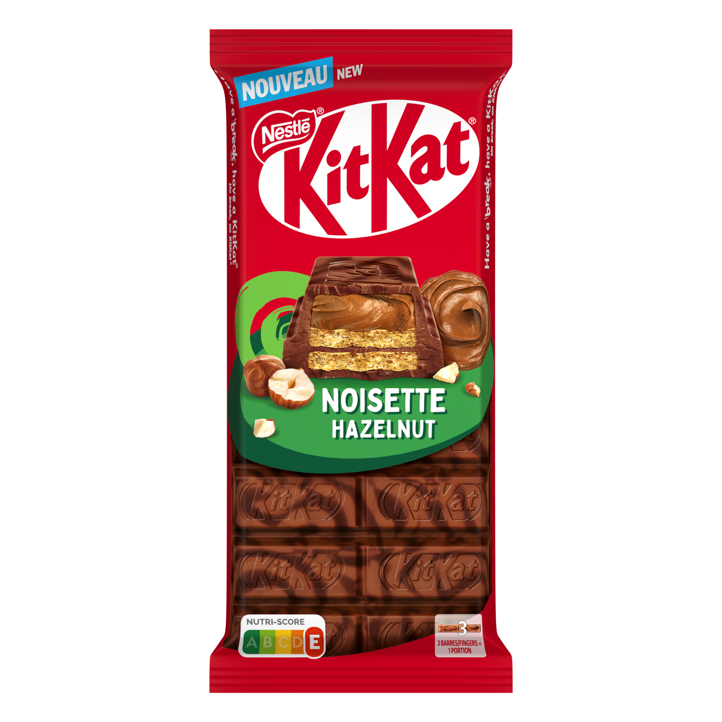 Kitkat tablet hazelnut 99gx15st