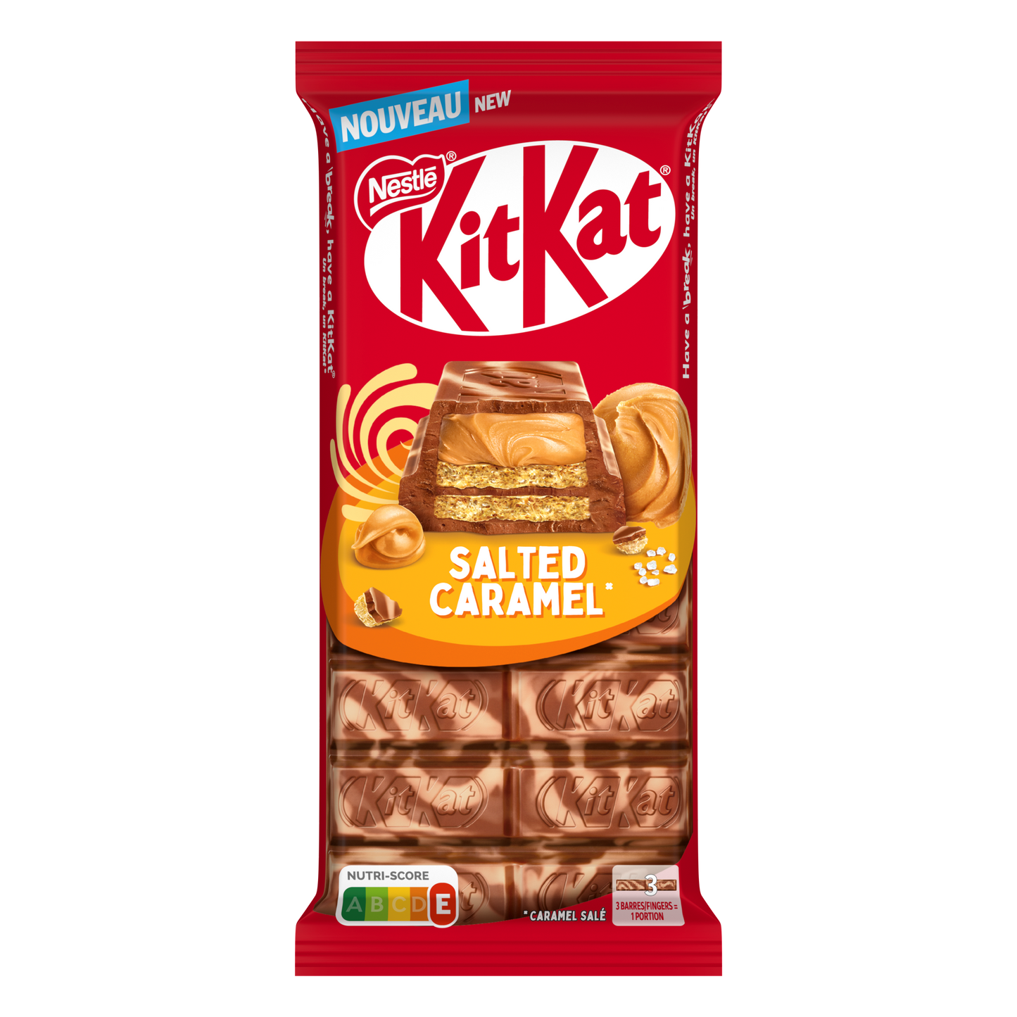 Kitkat tablet salt caramel 99gx15st