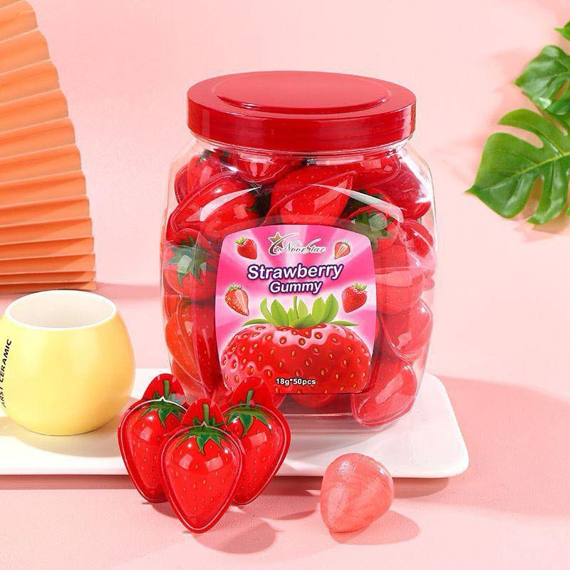 3D noor star gummy Strawberry 50x18g