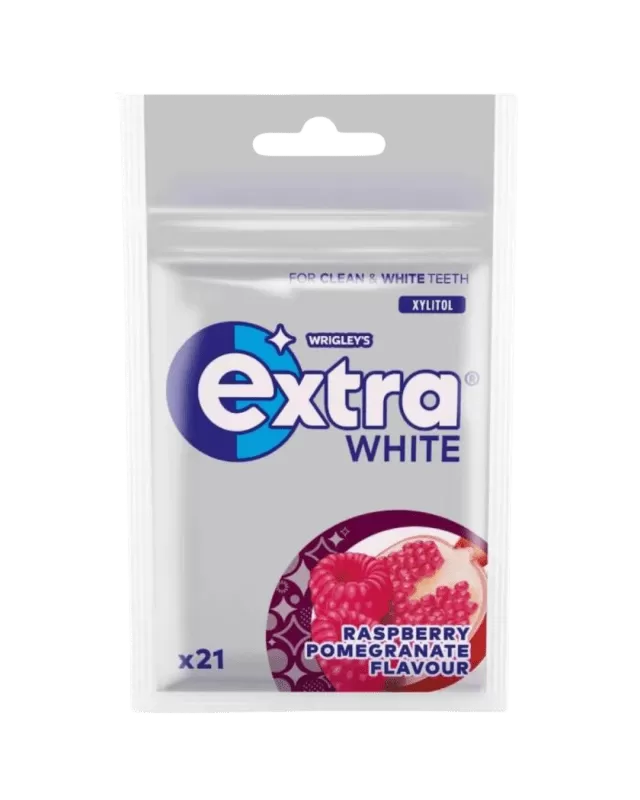Extra White Raspberry Pomegranate påse
