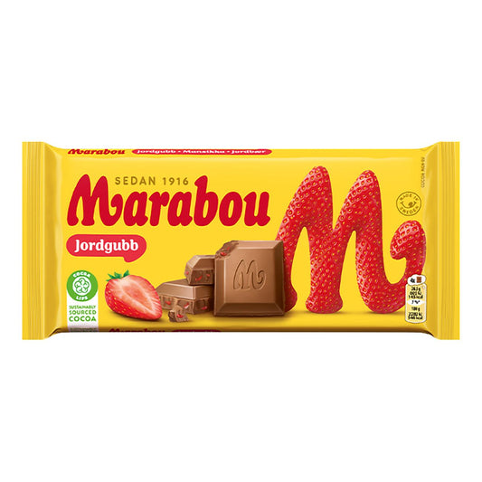 Marabou Jordgubb 160gx16st