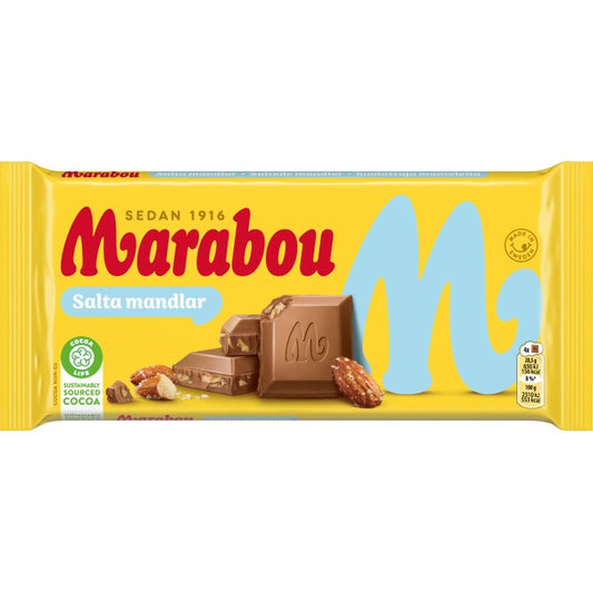 Marabou Salta mandlar 160gx16st