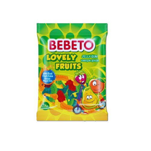 Bebeto Lovely Fruit 80g x12