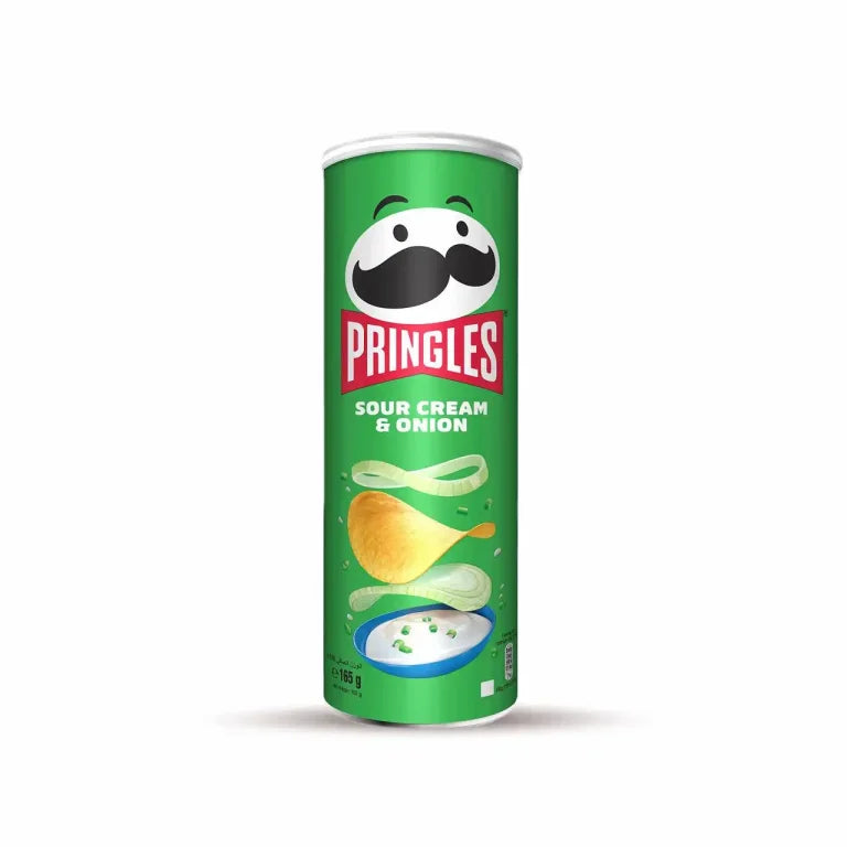 Pringles Sour Cream & Onion 165g 19-p