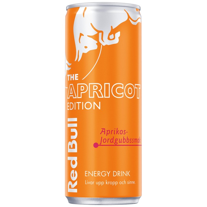 Red Bull Aprikos & Jordgubb (plus pant)
